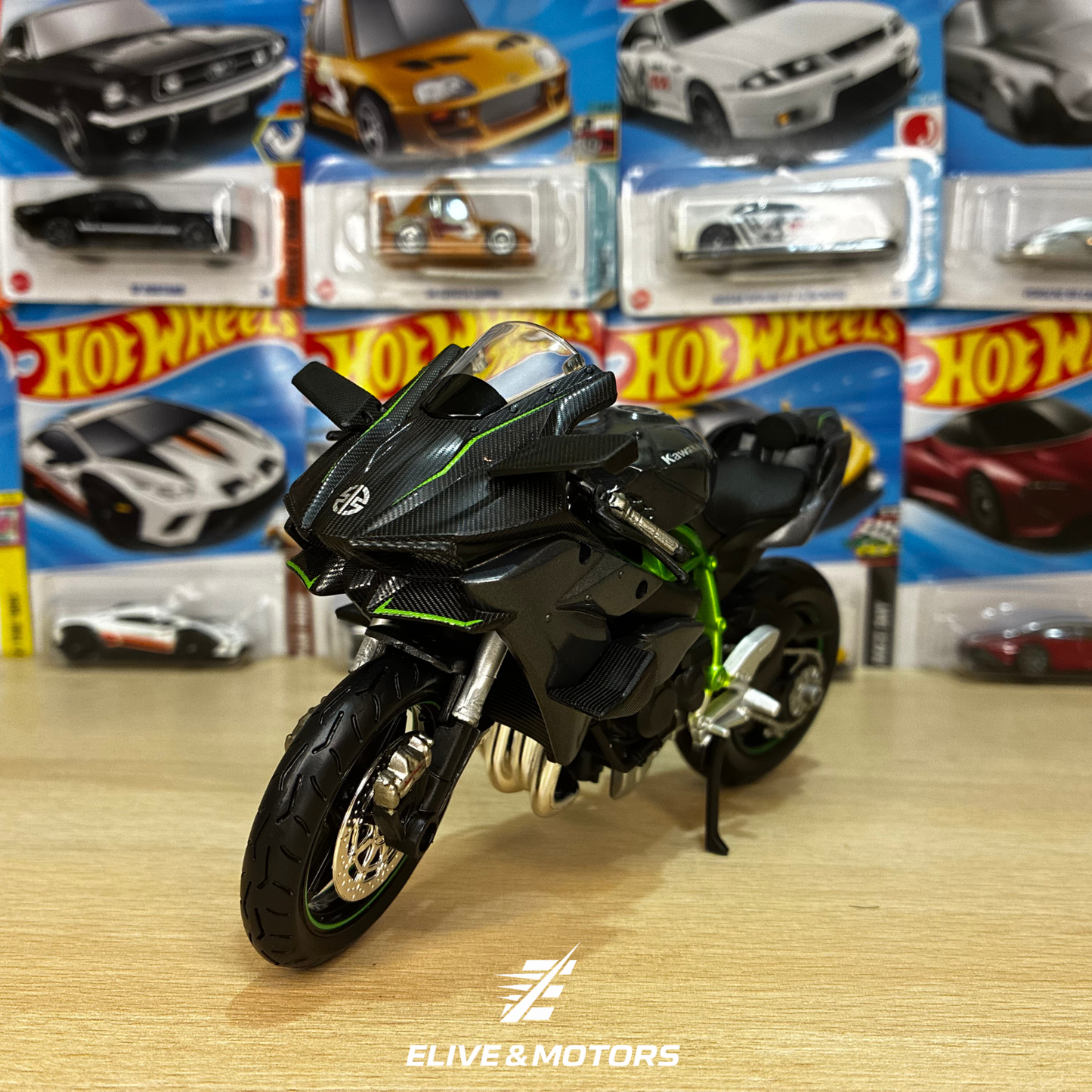 Construye tu propia Kawasaki Ninja H2R 1:12